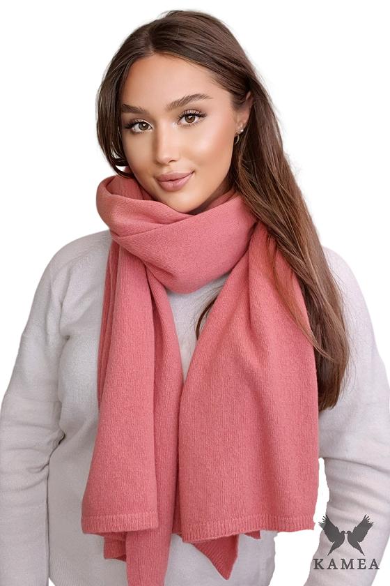 Scarf*01 Women' Scarf Dark Coral