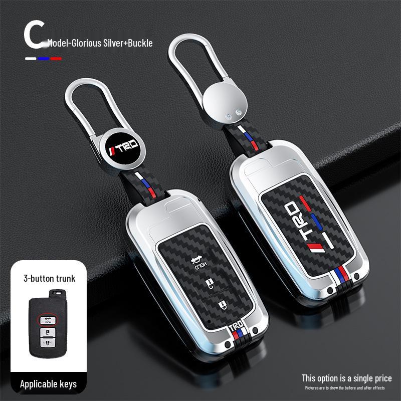 Key Cover for Toyota Land Cruiser LC300, Prado, and RAV4