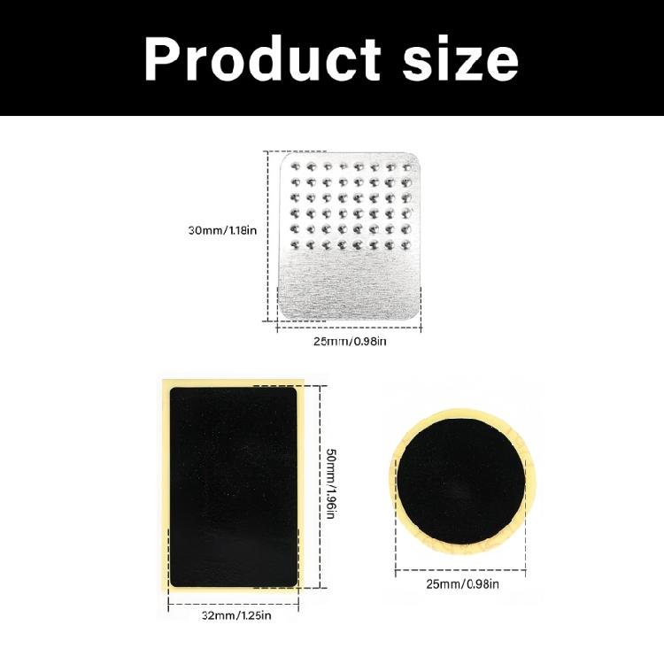 Glueless Bike Tube Tire Puncture Repair Patches Bycicles Inner Tube Puncture Patches for Bicycles Mountain Bike