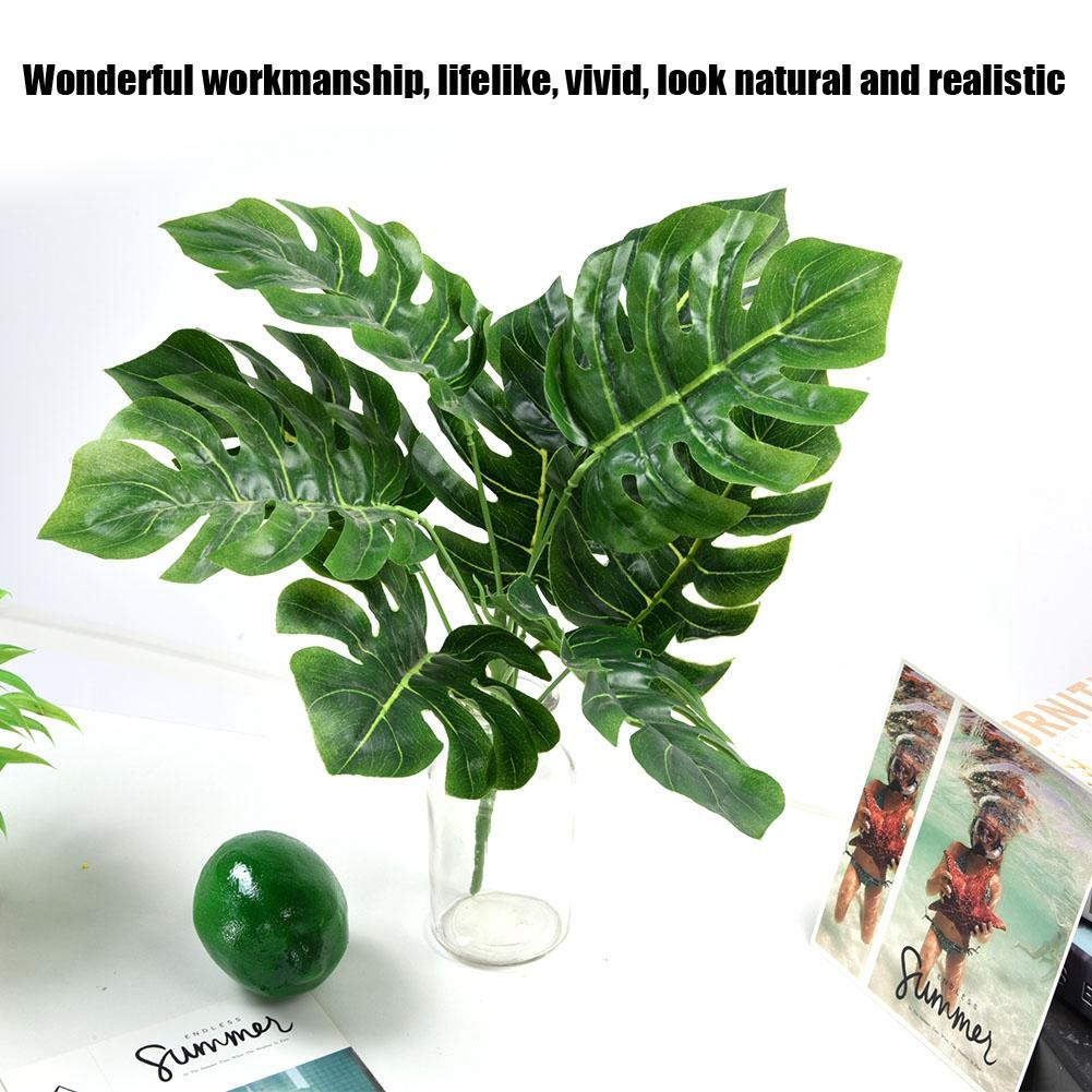 Artificial Plant Flower Fake Foliage for Home Living Room Decoration Garden Decor