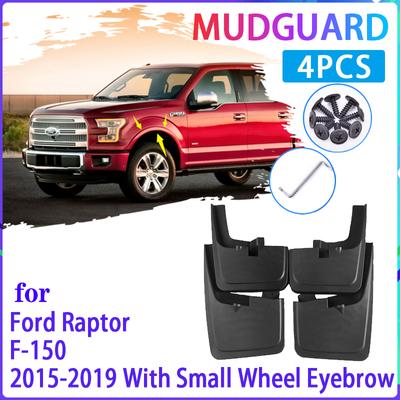 4 PCS Car Mud Flaps for Ford Raptor F150 F-150 F 150 2015~ 2016 2017 Mudguard Splash Guards Fender Mudflaps Auto