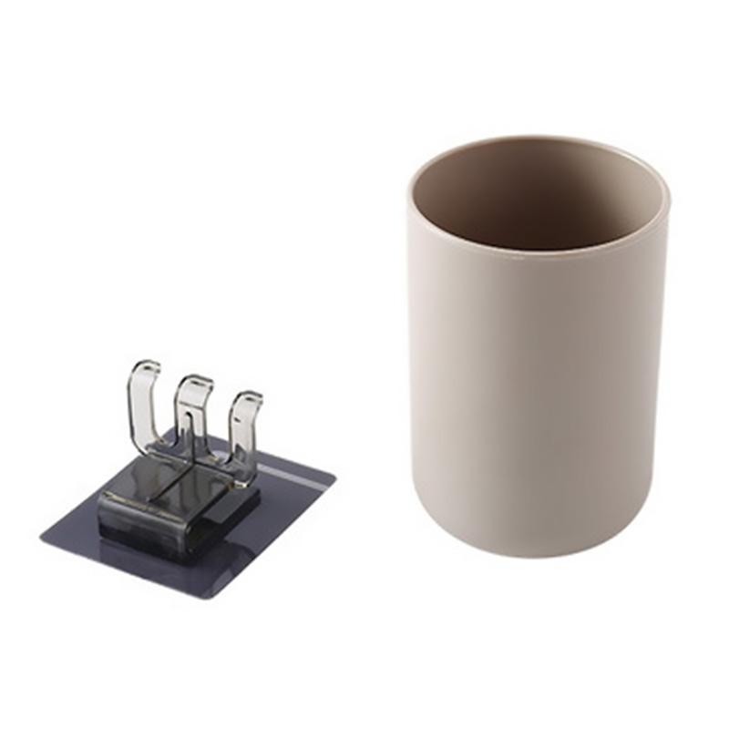 Kreativer Zahnbürstenhalter Einfacher Wasserbecher Zahnbürstenaufbewahrungshalter Wand Badezimmer Putzbecherständer