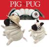 Beautiful Pig The Pug Dog In A Hat Plush Toy