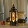 Rotating Christmas Music Lantern with Hotel Lighting and Oil Lamp Design