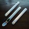 1 buc. Cutie Organizator Lungă pentru Machiaj cu Design cu Capac Deschis - Cutie de Depozitare Cilindrică Transparentă pentru Pensule de Fard de Ochi, Bureței de Machiaj, Aplicatoare