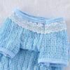 Hollow Mesh Pet Sunscreen Costume Thin Breathable Four Legged Clothes  Summer Wear
