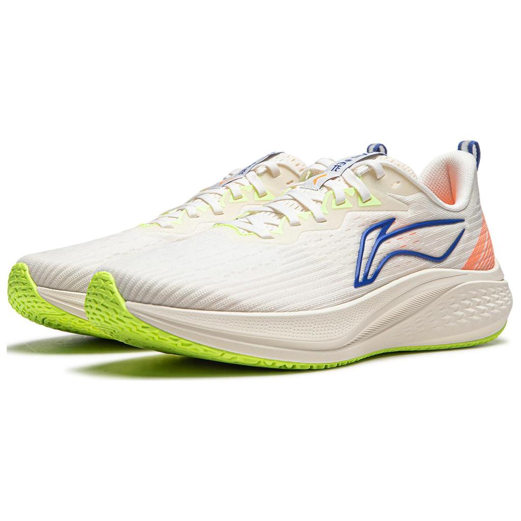 Li Ning Red Hare 7 Cushioning Slip Resistant Breathable Lightweight Low Top Sprint Running Shoes Men's Ecru ARPU003-32