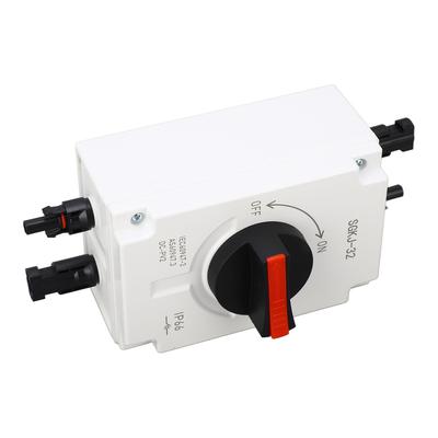 DC1200V 40A PV DC Ayırıcı Şalter IP66 Su Geçirmez 4P DC İzolatör Şalter RV Tekne Güneş Sistemi için