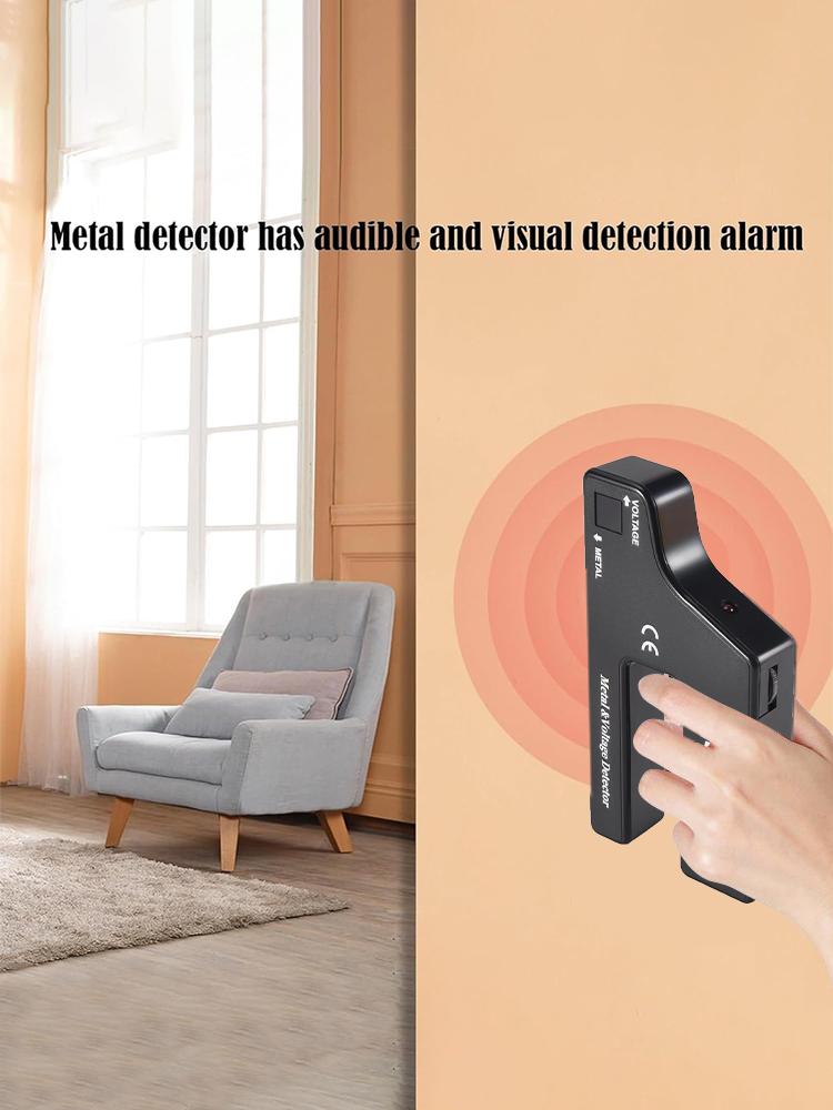 TS-75 Wall Scanner Metal Detector Pointer AC Wire Metal Detection Alert Pipe Power Sensitivity Voltage Detector Cable Pipe Wire