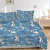 Frosty Friends Print 3Pcs Bedding Setduvet Cover With 2 Bedropillowcase Home Birthday Gift