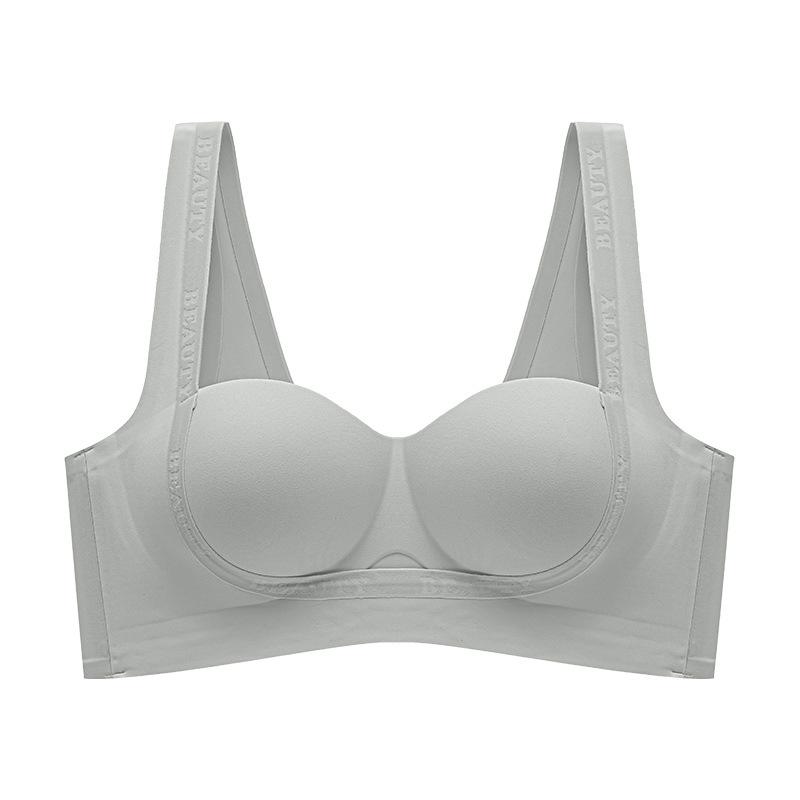 Thin Seamless Underwear Women's Small Breasts Gather and Show Large, No Steel Ring, Support, Comfortable and Breathable, Close the Breast Bra Cover