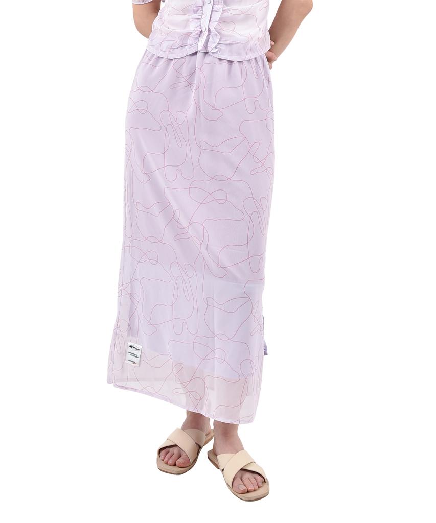 KATHARSIS Chiffon Long Skirt Lv_Free