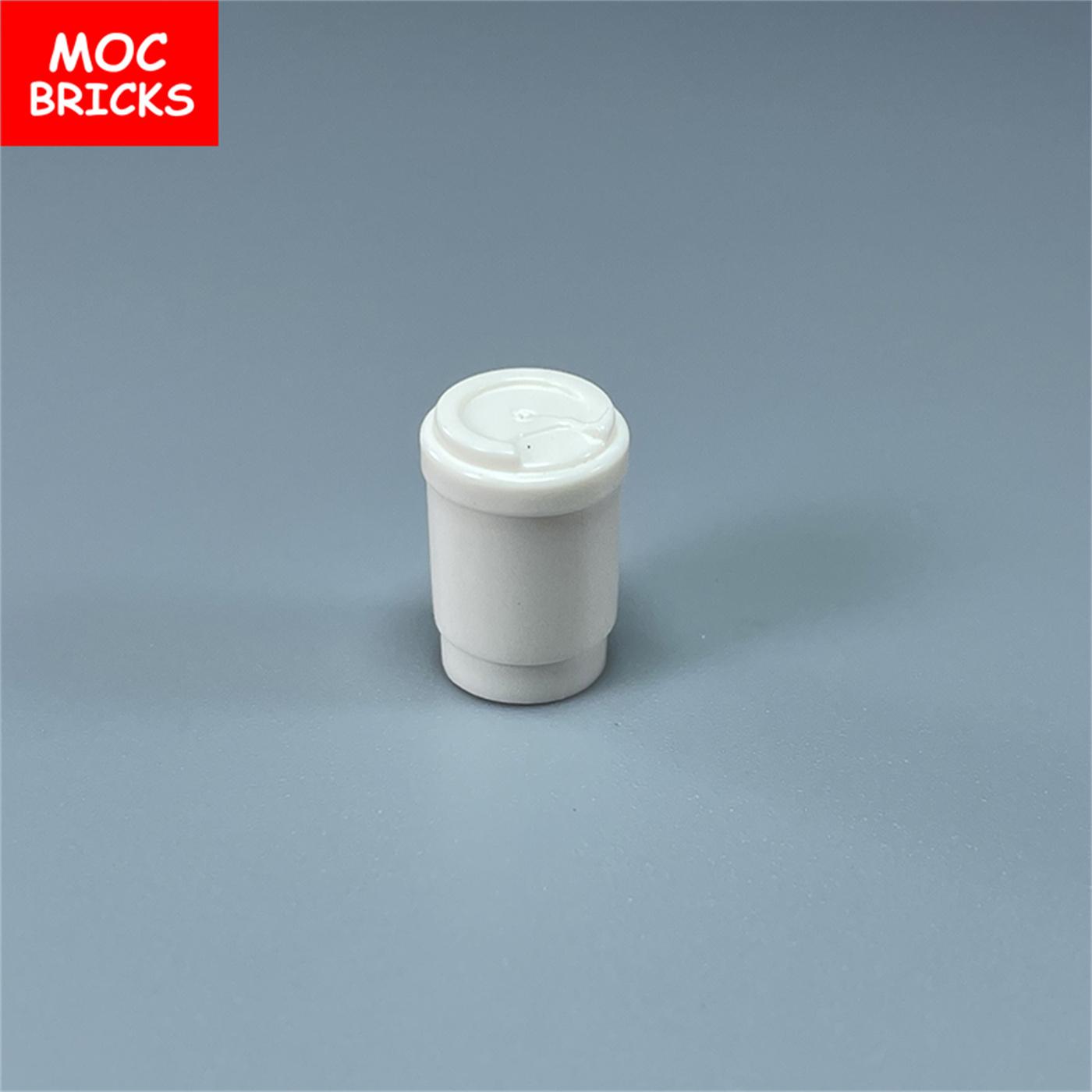 

Non-Toxic 10Pcs/Lot Moc Bricks Coffee Cup Beverage Bottle Building Block 15496 Assembled Particles Children S Toys