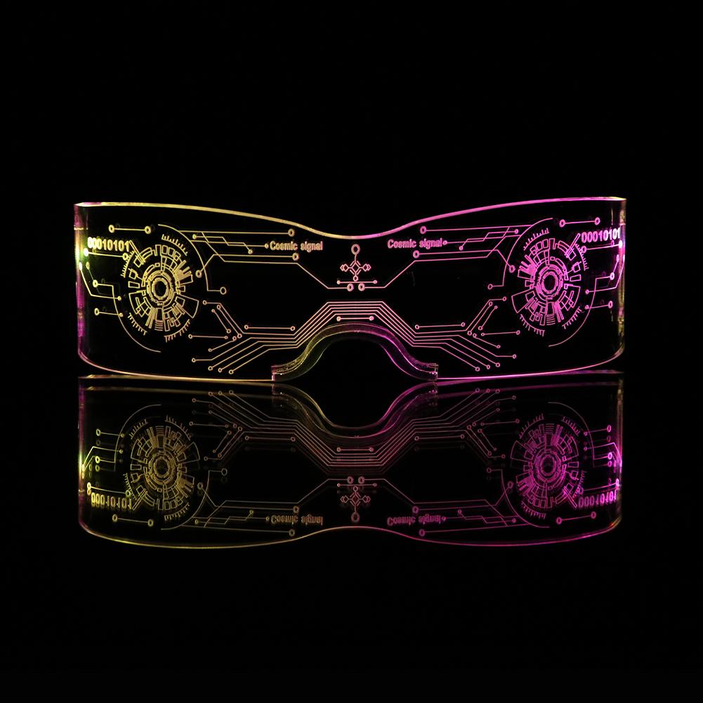 

Беспроводные светящиеся светодиодные очки Хэллоуин Рождество День рождения Неоновые вечеринки Ночные клубы Светодиодные светящиеся очки Светятся в темноте 02