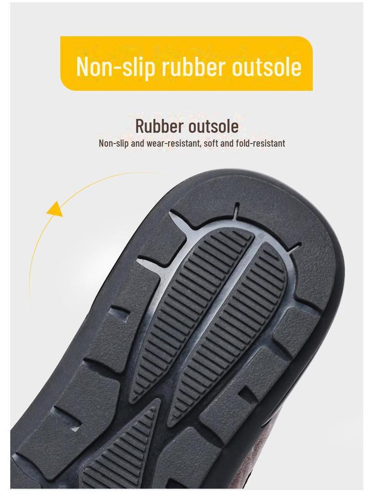 2024 Men's Premium Cowhide Leather Moccasins: Genuine Leather Casual Loafers with Round Toe