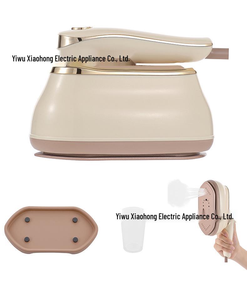 Compact Dual-Use Garment Steamer & Iron: Portable Foldable Handheld for Home & Dorm Use