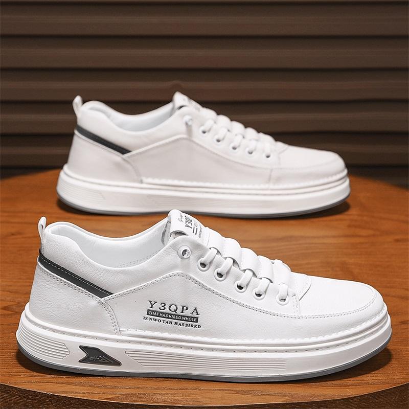 

Скейтборд Спорт и отдых Лоферы Повседневные кроссовки Мужские кроссовки на платформе Спортивная обувь Износостойкая Весна и Осень 44 белый