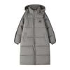 This year's new thermal cotton-padded clothes, students' medium and long styles, loose three-bar cotton-padded jackets, and oversize jackets.