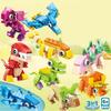 Funny Joy Insect Animals Figures Set Mini Building Blocks Toy Assembly 3D Constructor Micro Bricks For Kids Boys Present Plaything