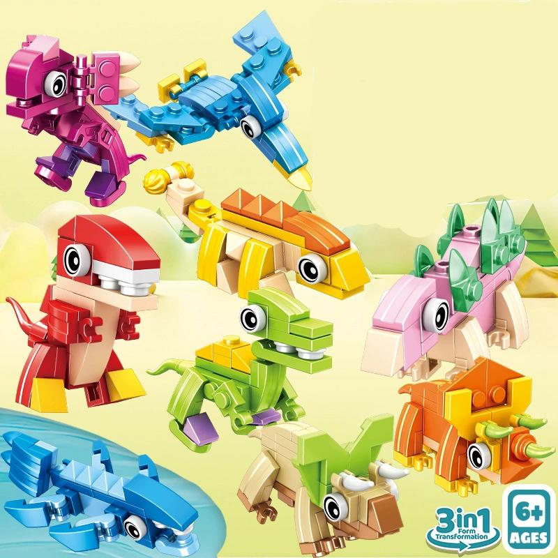 Funny Joy Insect Animals Figures Set Mini Building Blocks Toy Assembly 3D Constructor Micro Bricks For Kids Boys Present Plaything