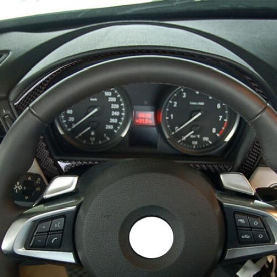 Carbon Fiber Interior Front Dashboard Edge Cover Trim For BMW Z4 E89 2009-2016