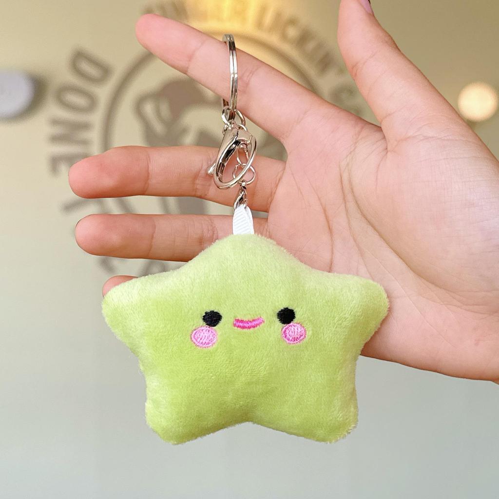 Urocza pluszowa zawieszka w kształcie gwiazdki: Dziewczęcy Plecak Brelok Akcesorium