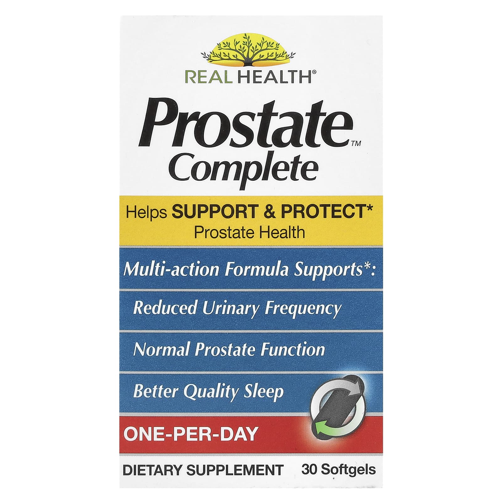 

Real Health, Prostate Complete with Saw Palmetto, 30 Softgels