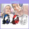 Gaming Headset Stereo For Ps4 Pc Xbox Controller Noise Cancelling Ear Mic Ligh