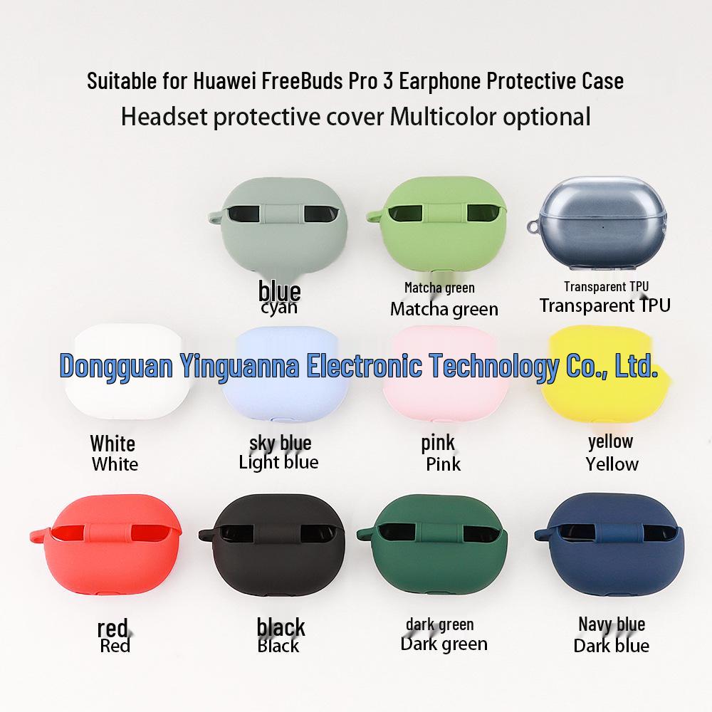 Huawei FreeBuds Pro 3 Transparent TPU Protective Earphone Case