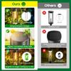 Outdoor Solar Pathway Light 2/4Pack Solar Garden Lights Waterproof Auto On/Off Landscape Lighting for Patio Lawn Pathway Walkway