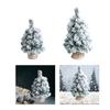 Snow Flocked Christmas Tree Small Artificial Christmas Tree Mini Desk Christmas Tree