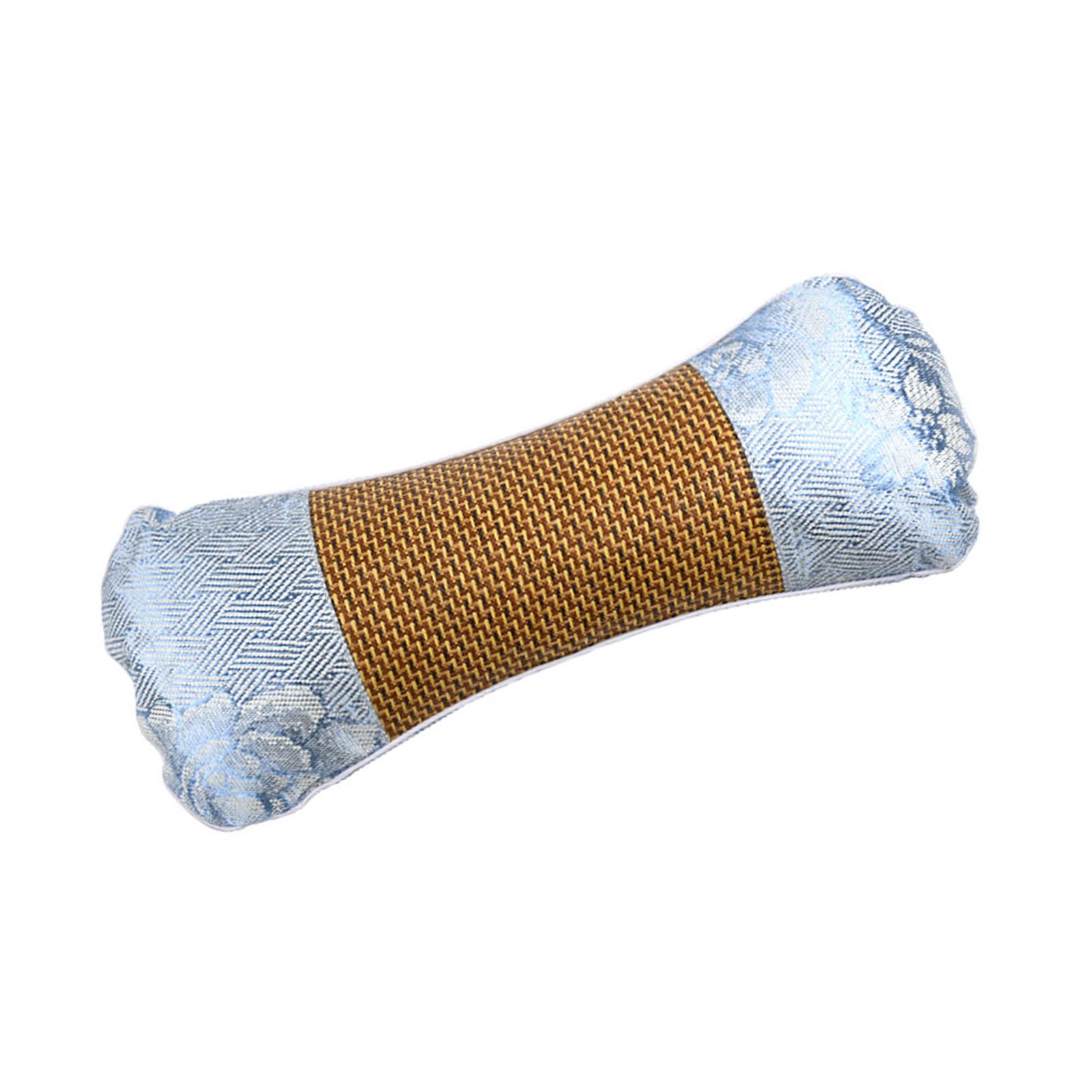 Wormwood Pillow Bone Shaped Neck Support Promote Sleep Neck Cervical Pillow for Home Use