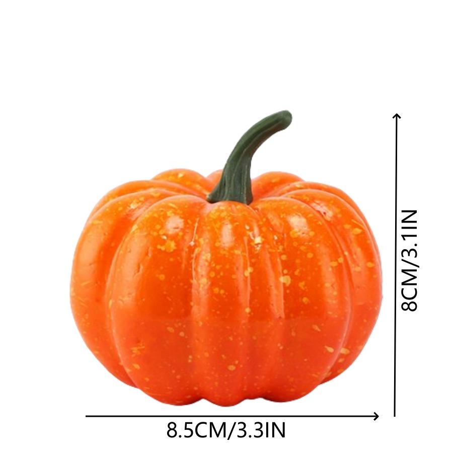 

1 шт. Хэллоуин Имитация Тыквы Украшение Вечеринка Стол Искусственное Тыквенное Украшение Осень День Благодарения Тыква Модель Реквизит для Фото оранжевый
