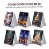 2025 Christmas Calendar 100 Days Christmas Tear Down Table Countdown Calendar Home Decor For Study Room Desk Shelf