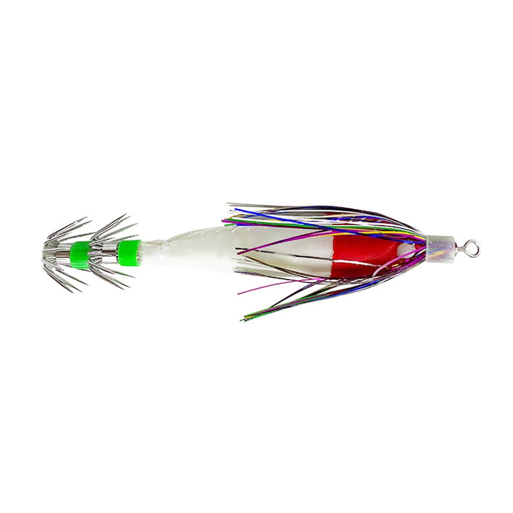 Fishing Squid Jigs Saltwater Fishing Lures Squid Jigs Hook Hard Fishing Lures Luminous Shrimp Prawn Lures Enduring