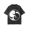 Vintage Cartoon Cat T-Shirt Minimalist Animal Graphic Tee Men’s Women’s Oversized Crew Neck Short Sleeve for Casual Outings Daily Wear Cool Top