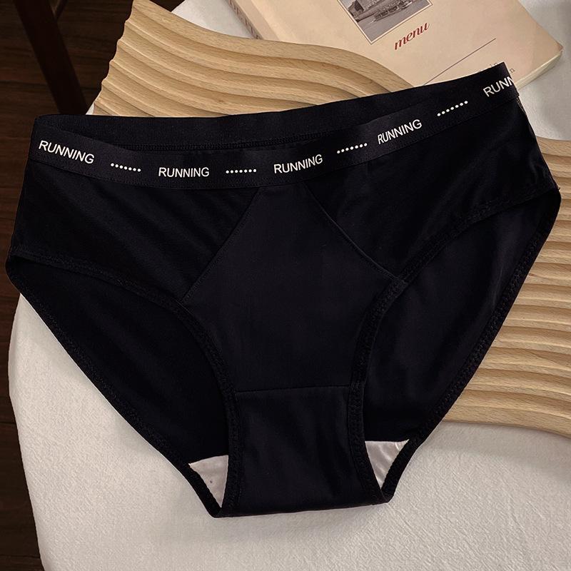 Summer Thin Cotton Underwear for Women Knickers Comfortable Breathable Hip Hugging Sports Mid Waist Triangle Panties