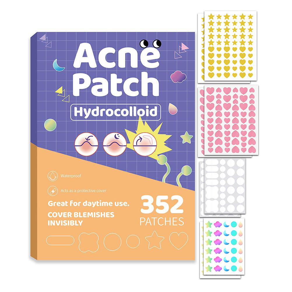 Multi-color Heart-shaped Acne Patches, Facial Acne Patches, Concealer Acne Patches And Pimples Patches, Skin Care Spot Patch