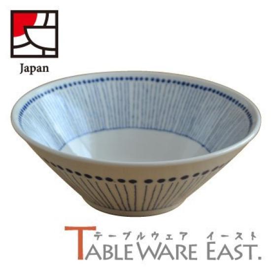 Tableware East Large Trapezoid Bowl, Tamajukusa, Aosou, 20.5cm