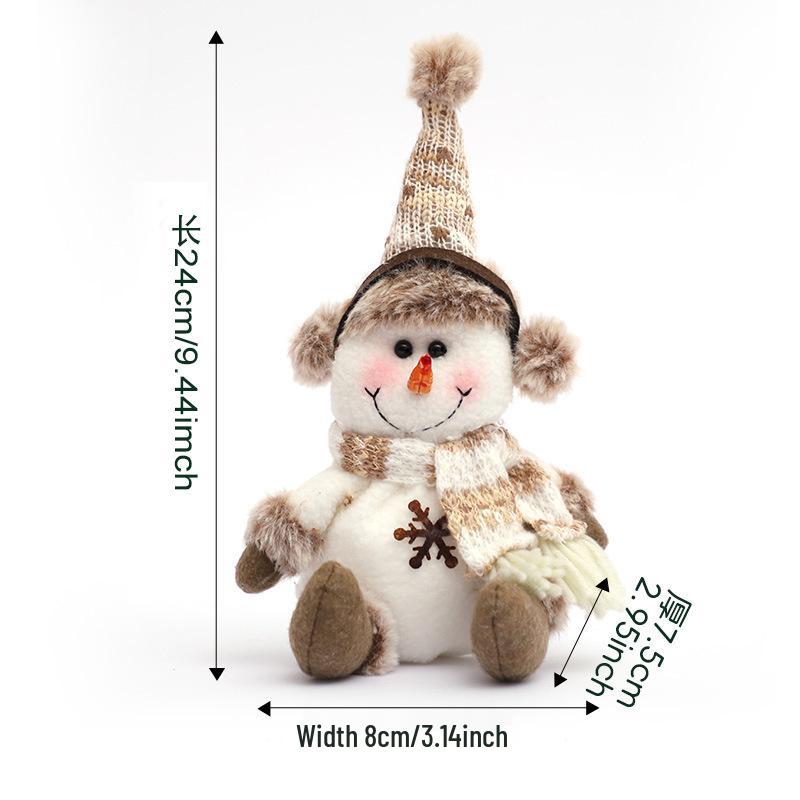 

Трансграничный Рождественский Подвесной Снеговик и Вязаная Кукла Оленя для Украшения Елки