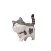 9pcs/set Mini Cute Cat Ornaments Kawaii Kitten Figurines For Birthday Gifts Home Decoration Desktop Model Garden Decor Accessories