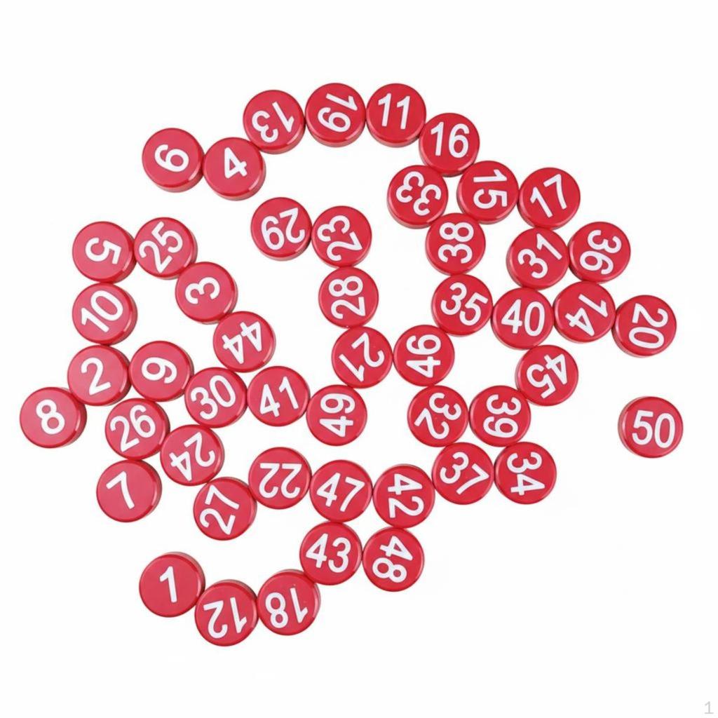 Colorful Number Discs for Blackboard, Whiteboard, Teaching, Office, Fridge