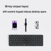 Rapoo E9350L Ultra-Slim 99-Key Multi-Mode Wireless Bluetooth Keyboard