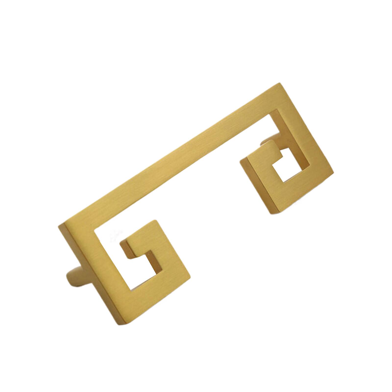 

Золотая ручка для дверцы шкафа, металлическая ручка для выдвижного ящика, простая установка для мебели, элегантный домашний декор 9