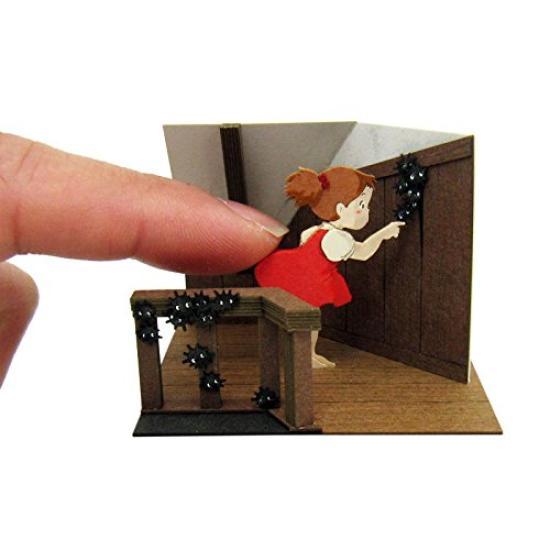 Sankei Studio Ghibli Мини Мой сосед Тоторо Мэй и Малый Чернушка Бумажная модель MP07-86