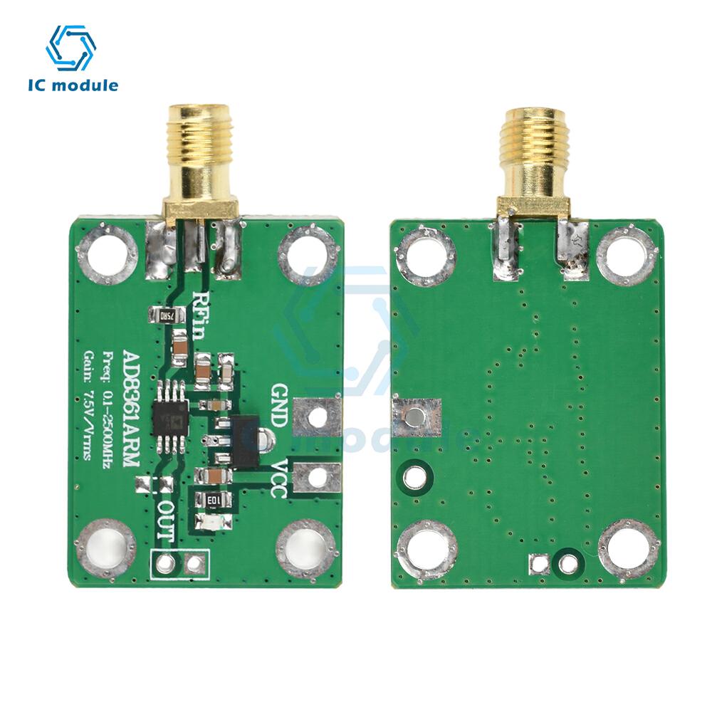AD8361 DC 2,7-5,5 V HF-Leistungsmesser True RMS-Erkennungsmodul AM-Detektor Amplitudendetektor 0,1-2,5 GHz