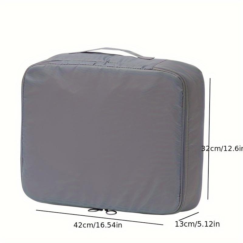 1pc Travel Portable Clothing Storage Bag Large Capacity 3 Pocket Breathable Mesh Bag for Underwear Organizer Bag Luggage Storing