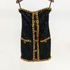 High-End Socialite Spring 2026 Beaded Chain Bandeau Dress