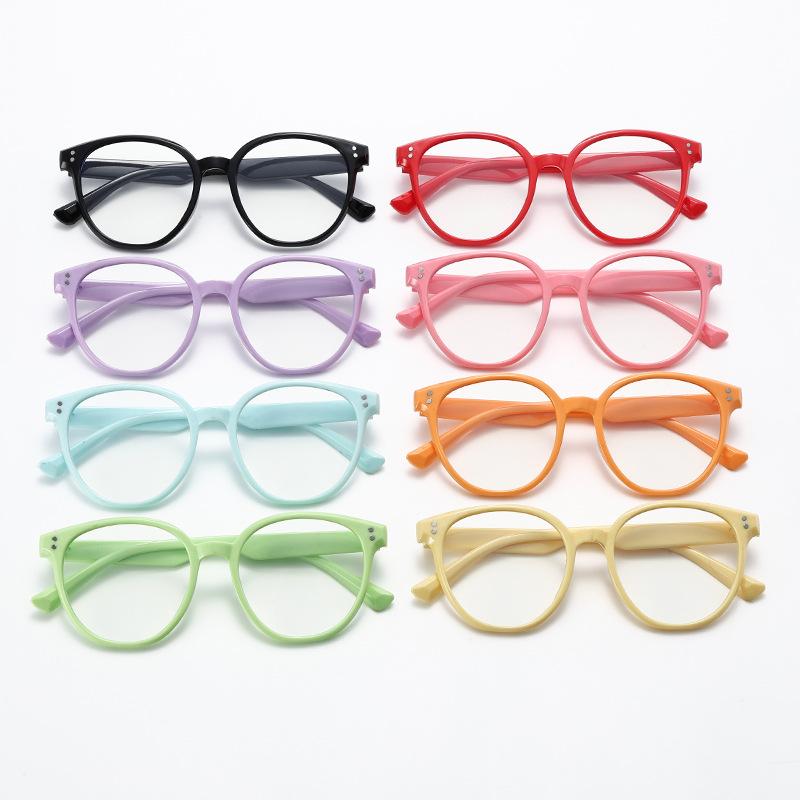 Smart photosensitive color-changing children's silicone glasses, dual-purpose dual-purpose glasses for boys and girls, high-definition blue light prot