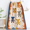 New Style Pure Cotton Gauze Jacquard Edge Binding Extra Large Thickened Absorbent Quick-Drying Bath Towel for Couples Family Use